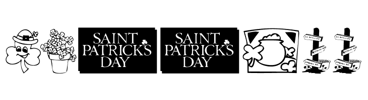 KR Belated St Patricks  Free Fonts Download