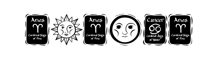 KR Astro 3  Free Fonts Download