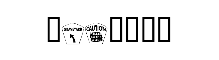 KR Halloween Signs Two  Free Fonts Download