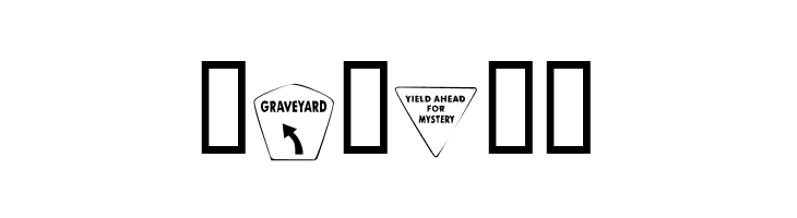 KR Halloween Signs Two  Free Fonts Download