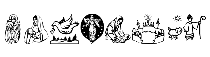 KR Christmas Dings 2004 Four  Free Fonts Download