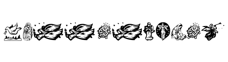 KR Christmas Dings 2004 Four  Free Fonts Download