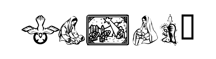 KR Christmas Dings 2004 Four  Free Fonts Download