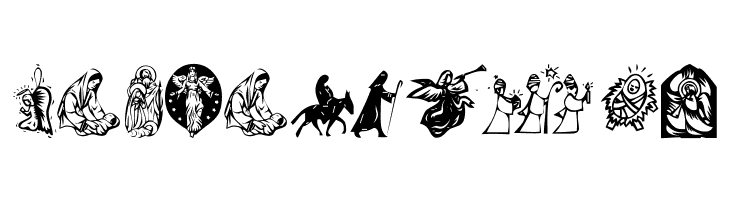 KR Christmas Dings 2004 Four  Free Fonts Download