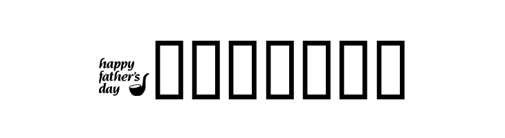 KR Father's Day Dings  Free Fonts Download