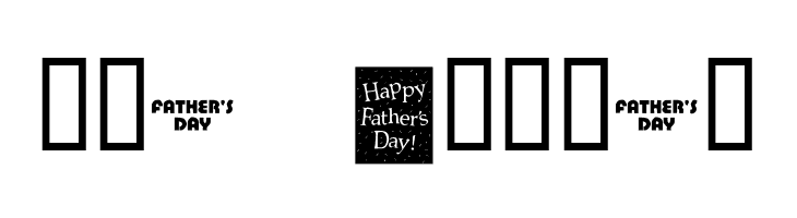 KR Father's Day Dings  Free Fonts Download
