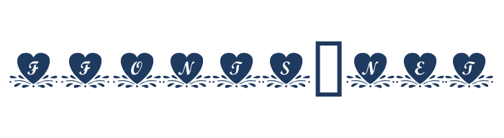 KR Amish Heart font — Lorem ipsum body text preview