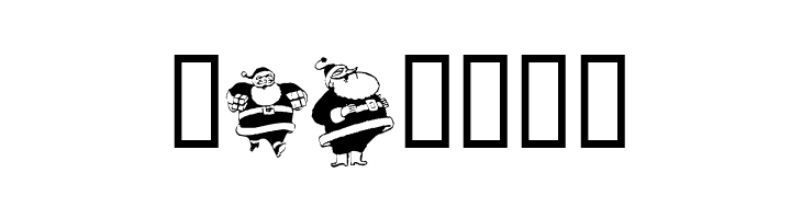 KR Eight Santas  Free Fonts Download