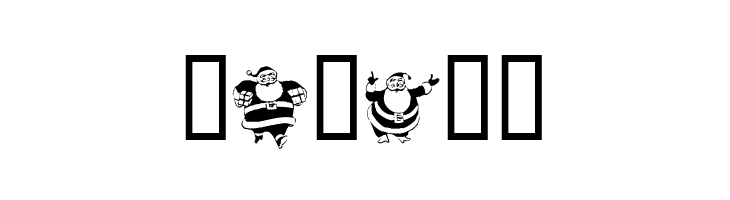 KR Eight Santas  Free Fonts Download