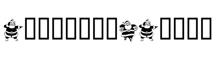 KR Eight Santas  Free Fonts Download