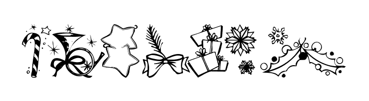 KR Christmas Jewels 2005 5  Free Fonts Download