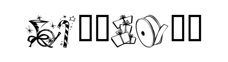 KR Christmas Jewels 2005 5  Free Fonts Download