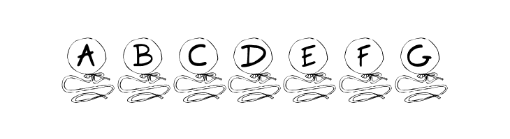 KR Balloon  Free Fonts Download