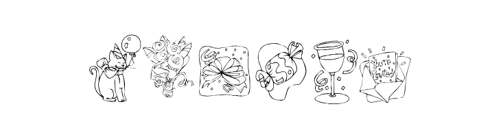 KR Party Time Dings  Free Fonts Download