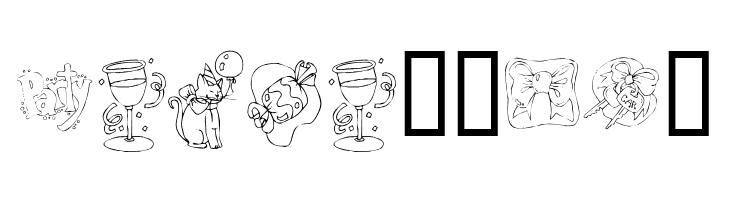 KR Party Time Dings  Free Fonts Download