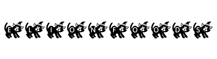 KR Halloween Kitten  Free Fonts Download