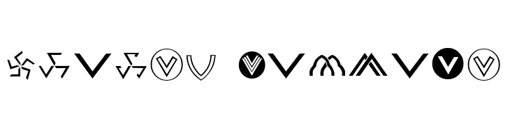 Chevron Dingbats  Free Fonts Download