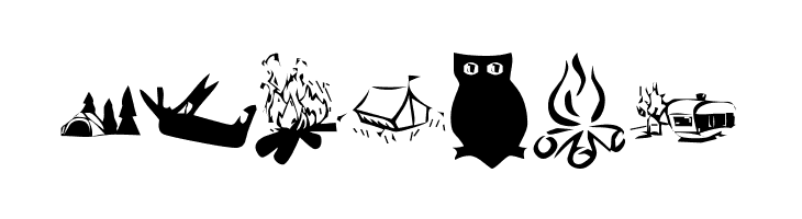 KR Camping  Free Fonts Download