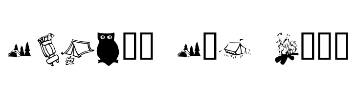 KR Camping  Free Fonts Download