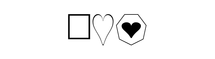Hearts for 3D FX  Free Fonts Download