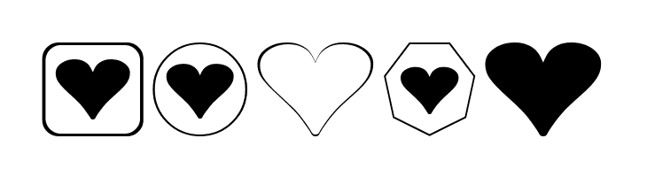 Hearts for 3D FX  Free Fonts Download