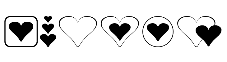 Hearts for 3D FX  Free Fonts Download