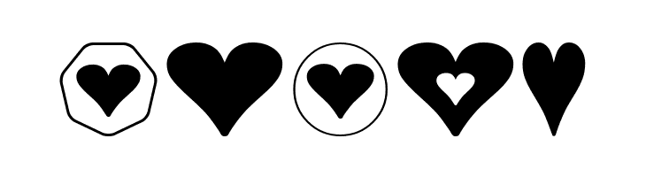 Hearts for 3D FX  Free Fonts Download