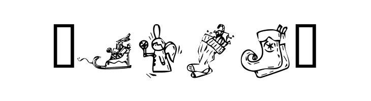 KR Christmas 2002 Dings 2  Free Fonts Download