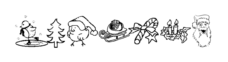 KR Christmas Jewels 2005 3  Free Fonts Download