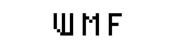 WLM Boring Old Teletext UC Regular  Free Fonts Download