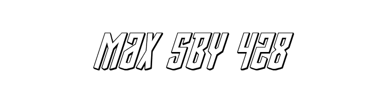 Viceroy of Deacons 3D Italic  Free Fonts Download