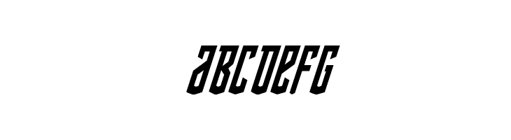 Viceroy of Deacons Condensed Italic  Free Fonts Download