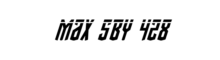 Viceroy of Deacons Laser Italic  Free Fonts Download