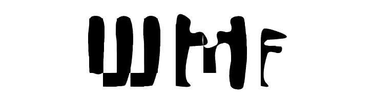 Mixed Up Distortio Regular  Free Fonts Download