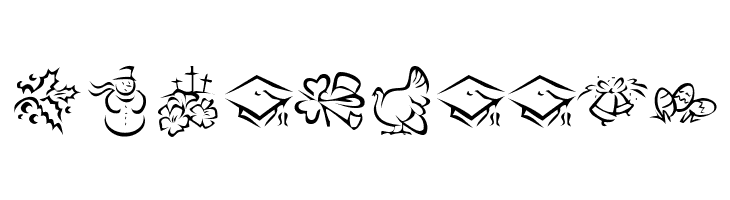 KR Pick A Holiday 2  Free Fonts Download