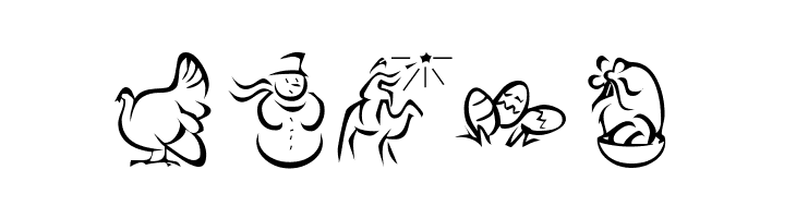 KR Pick A Holiday 2  Free Fonts Download