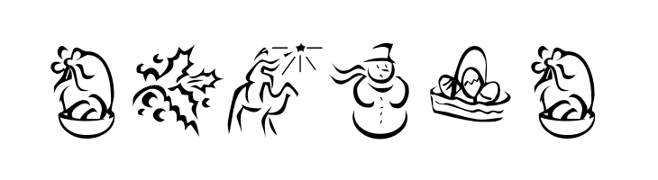 KR Pick A Holiday 2  Free Fonts Download