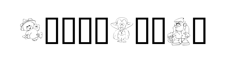 KR Lil Ween Dings  Free Fonts Download