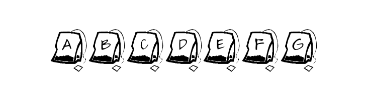 KR Teabag  Free Fonts Download