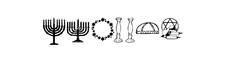 KR Happy Hanukhah  Free Fonts Download