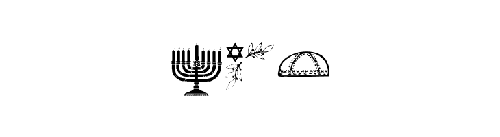 KR Happy Hanukhah  Free Fonts Download
