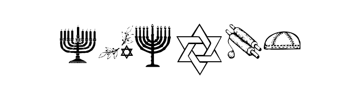 KR Happy Hanukhah  Free Fonts Download