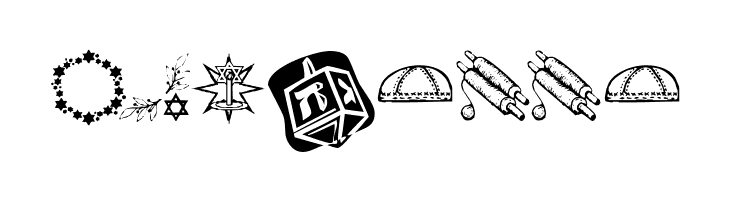 KR Happy Hanukhah  Free Fonts Download