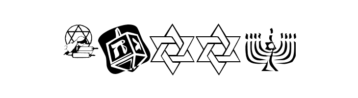 KR Happy Hanukhah  Free Fonts Download