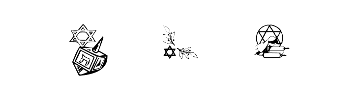 KR Happy Hanukhah  Free Fonts Download