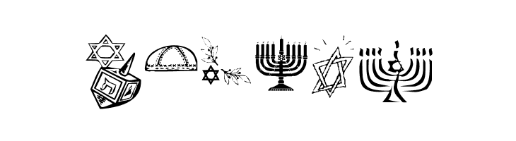 KR Happy Hanukhah  Free Fonts Download