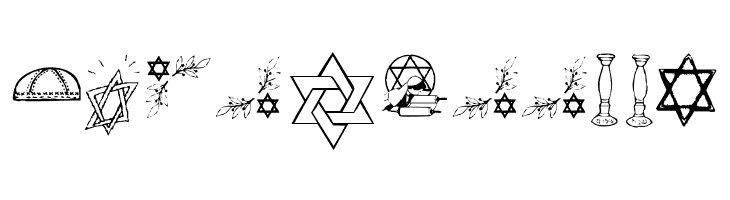 KR Happy Hanukhah  Free Fonts Download
