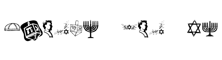 KR Happy Hanukhah  Free Fonts Download
