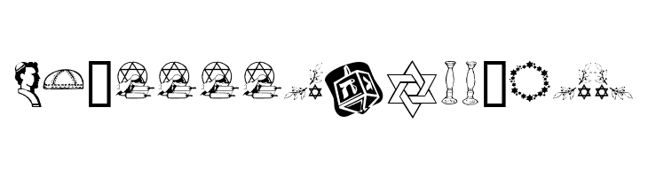 KR Happy Hanukhah  Free Fonts Download