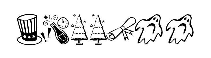 KR Pick A Holiday  Free Fonts Download